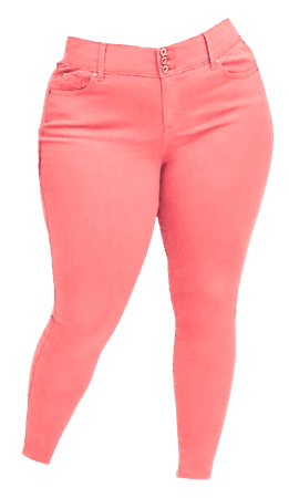 Jeans - neon pink