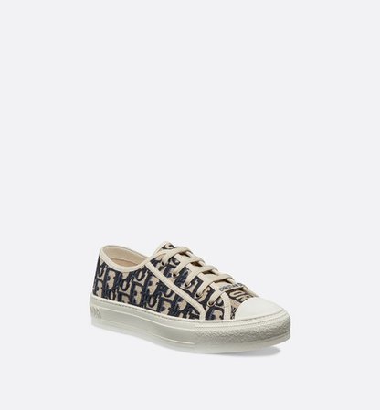 Walk'n'Dior Sneaker in Oblique embroidered canvas - Shoes - Woman | DIOR