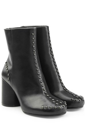 Studded Black Ankle Boots Gr. EU 39.5