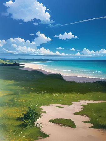 anime beach ⛱️ ♥️ 😎
