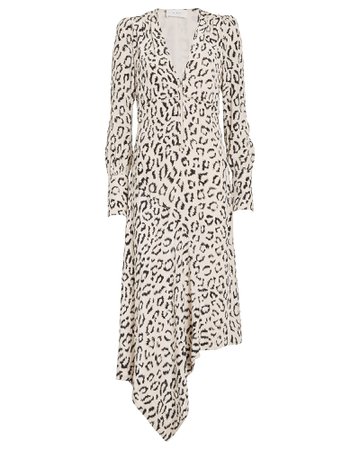 Eden Leopard Zip Front Dress