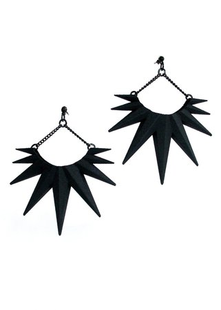 big goth earrings - Google Search
