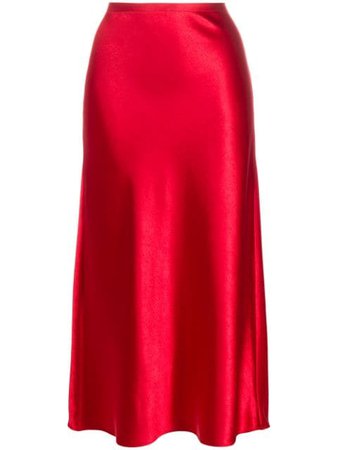 Sies Marjan Midi A-Line Skirt 16YB7047 Red | Farfetch