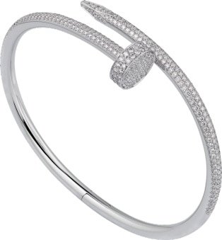 CRN6707317 - Juste un Clou bracelet - White gold, diamonds - Cartier