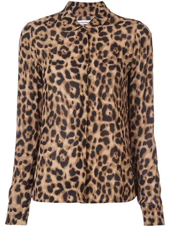 Reformation Violet leopard-print Shirt - Farfetch