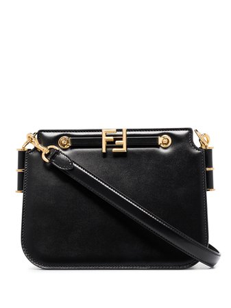 Shop Fendi Touch leather shoulder bag with Express Delivery - FARFETCH