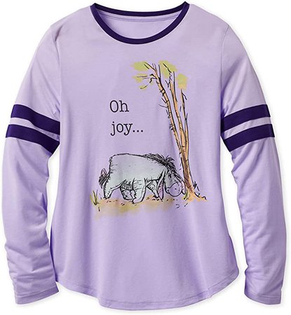 Amazon.com: Disney Eeyore Long Sleeve T-Shirt for Women Multi : Clothing, Shoes & Jewelry