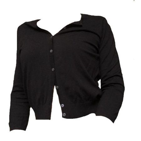 *clipped by @luci-her* Black Cardigan Top