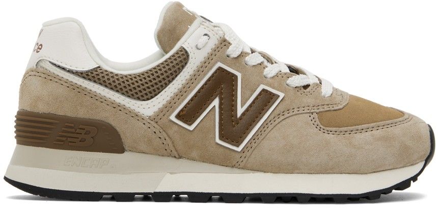 New Balance: Brown 574 Sneakers | SSENSE