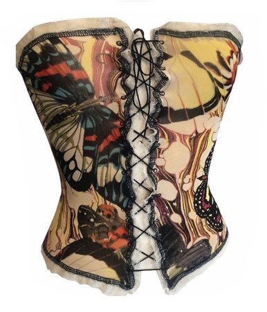 Jean pail gaultier butterfly corset