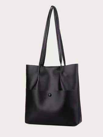 Minimalist Tote Bag With Inner Pouch | SHEIN USA