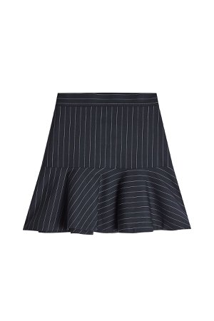 Joe Striped Wool Skirt Gr. FR 36