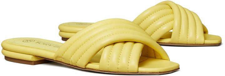 Kira Quilted Slide Sandal