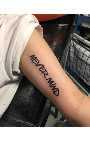 nevermind tattoo