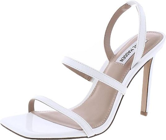 Amazon.com | Steve Madden Women's Gracey Heeled Sandal, Black Patent, 10 | Heeled Sandals