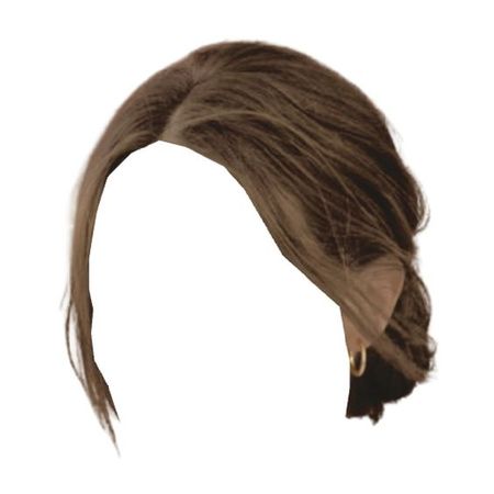 brown hair messy low bun updo chignon hairstyle