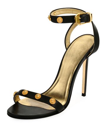 Versace Tribute Strappy Studded Sandal | Neiman Marcus
