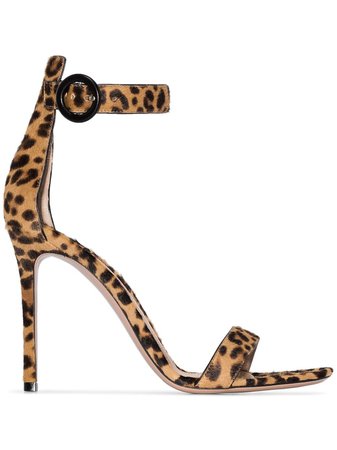 Gianvito Rossi leopard Portofino 105 strappy sandals £700 - Shop Online - Fast Global Shipping, Price