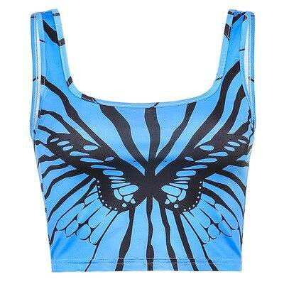 🔥 Summer Butterfly Crop Top - $18.99 - Shoptery
