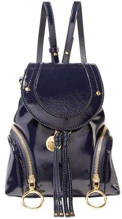 Olga Small Patent-leather Backpack