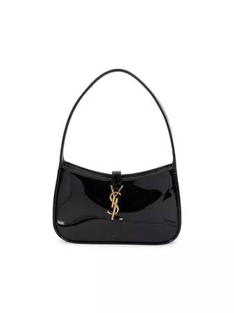 Shop Saint Laurent Le 5 à 7 Mini Hobo Bag In Shiny Leather | Saks Fifth Avenue