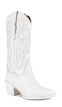 Jeffrey Campbell Dagget Boot in White Combo | REVOLVE