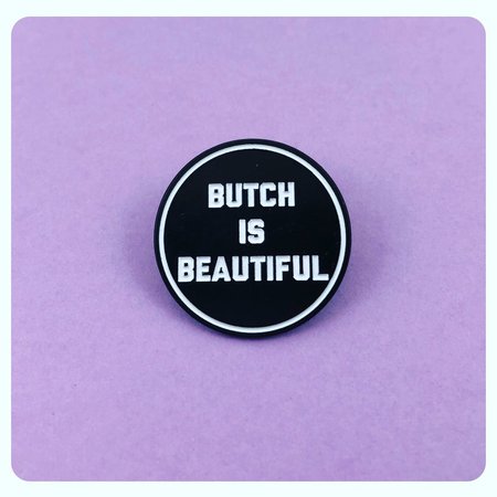 Butch is Beautiful Enamel Pin LGBTQ Lesbian and Gay Pride | Etsy