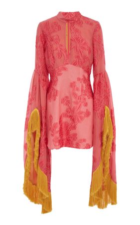 Leonard Fringe Jacquard Mini Dress By Alémais | Moda Operandi
