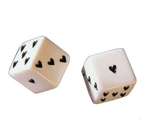 heart shaped dice