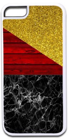 Red, Black, Gold Phone Case
