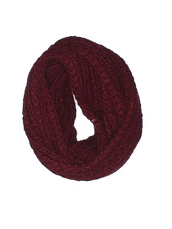 Cranberry Cowl Knit Scarf
