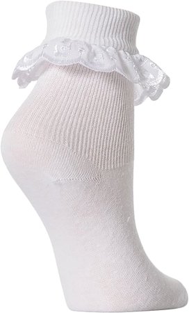 ruffled socks (white)