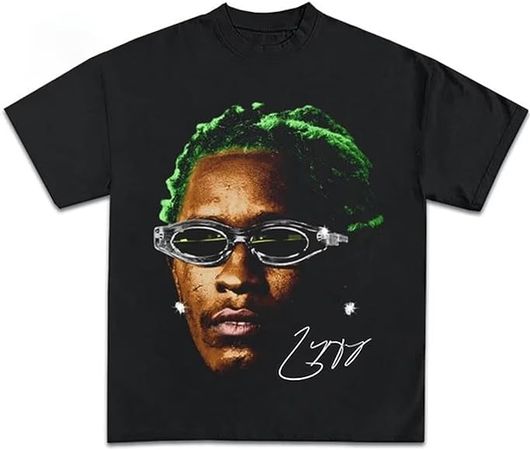 Young Thug green graphic T-shirt