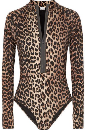 Leopard-print Swimsuit - Leopard print