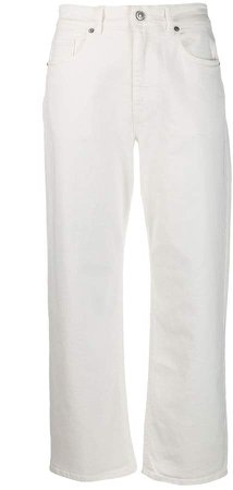 high wasted ankle length trousers