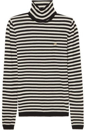 Bella Freud | Striped cashmere turtleneck sweater | NET-A-PORTER.COM