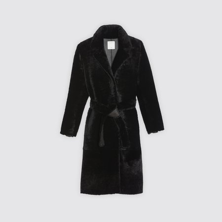 Sheepskin coat - Coats | Sandro Paris