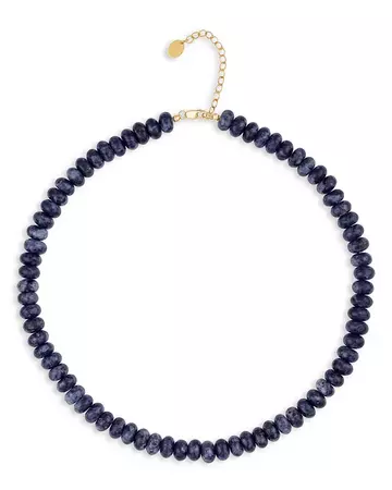 Alexa Leigh Deep Blue Opal Beaded Necklace