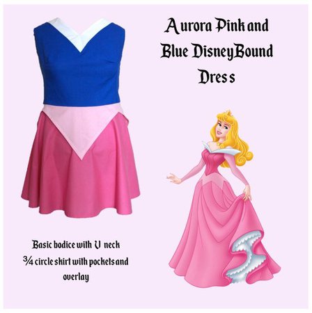 Aurora. Briar Rose. Disney Bound dress. Sleeping Beauty. Pink | Etsy