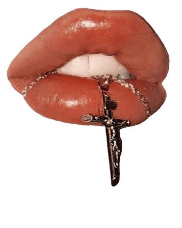lips with cross
