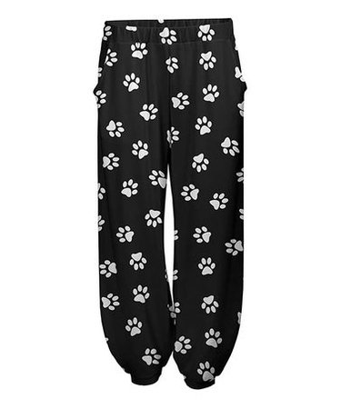 Lily Black & White Paw Print Leggings - Women & Plus | Best Price and Reviews | Zulily