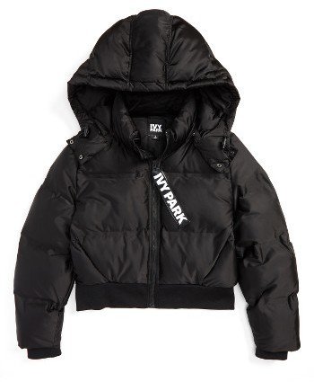 IVY PARK - Crop Hooded Puffer Jacket