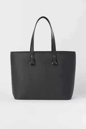 Faux Leather Shopper - Black - Ladies | H&M CA