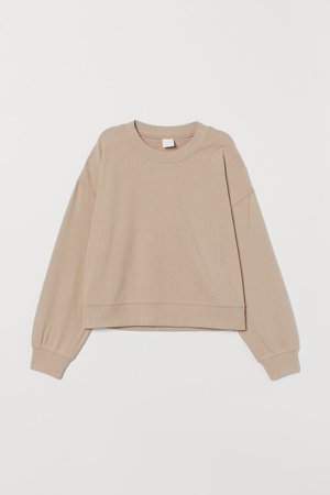 Jersey Sweatshirt - Brown
