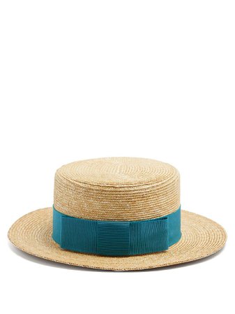 Straw boater hat | Prada | MATCHESFASHION.COM