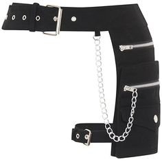 Belt and garter with pockets