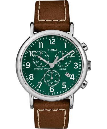 Weekender Chronograph 40mm 2-Piece Leather Strap Watch