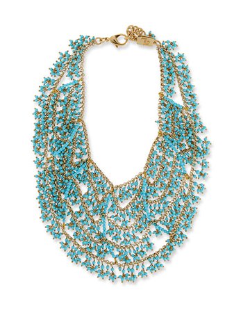 Rosantica Turquoise Bib Necklace