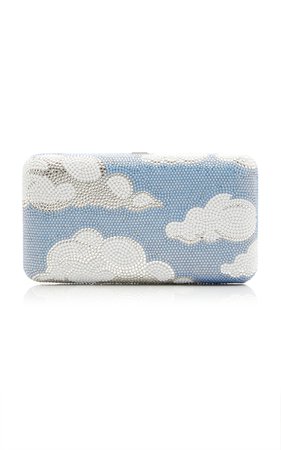 Cloud Crystal Rectangular Clutch by Judith Leiber Couture