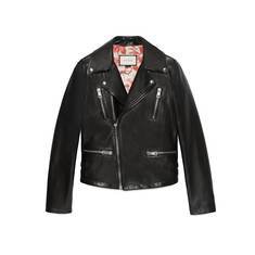 Leather biker jacket - Gucci Women's Leather & Casual Jackets 419017XN3361000